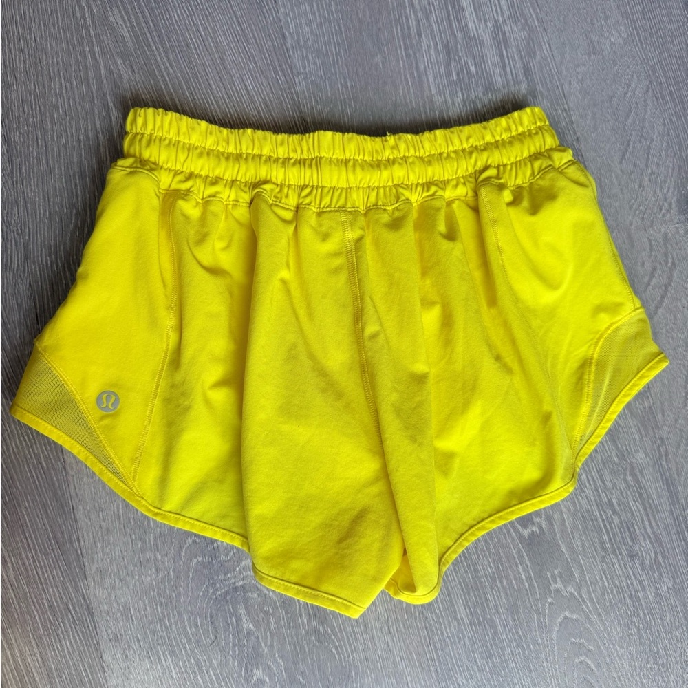 Lululemon Yellow Shorts